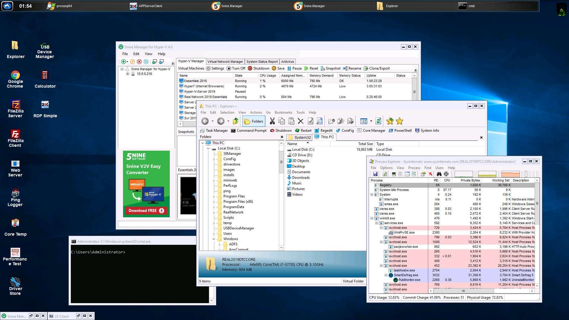 Windows Server 2020 Screenshot 1