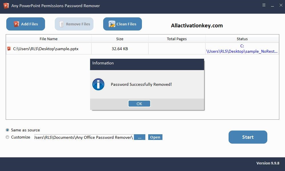 Any PowerPoint Password Remover Crack Download