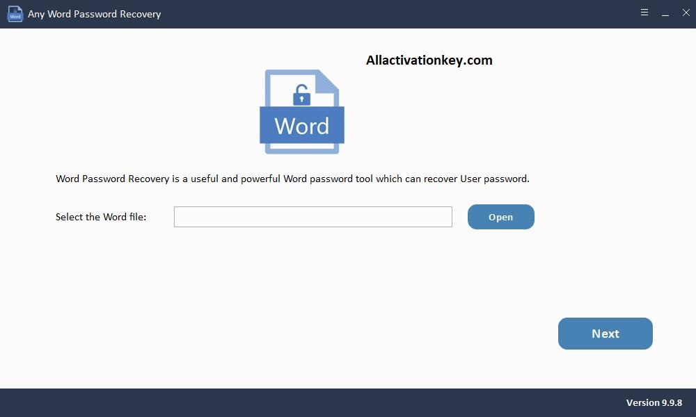 Any Word Password Remover Crack
